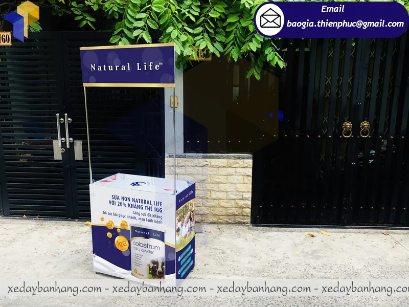 mua booth bán hàng bắng sắt ở đâu