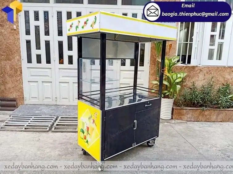 đặt làm quầy cafe mang đi inox