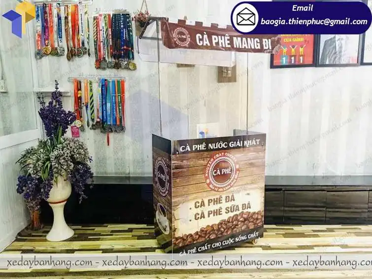 đặt làm quầy lắp ráp bán cafe