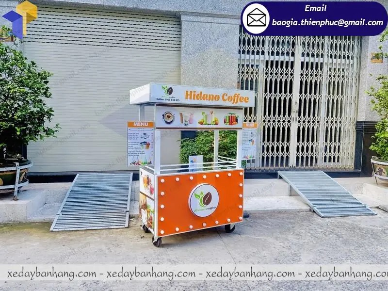 đặt làm tủ bán cafe mang đi