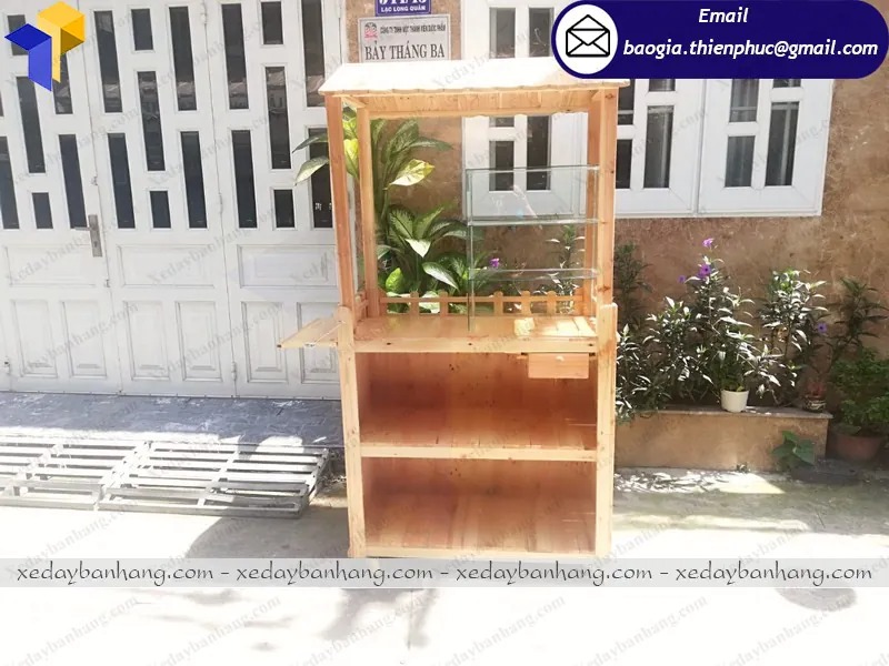 đặt làm tủ bán trà sữa trân châu