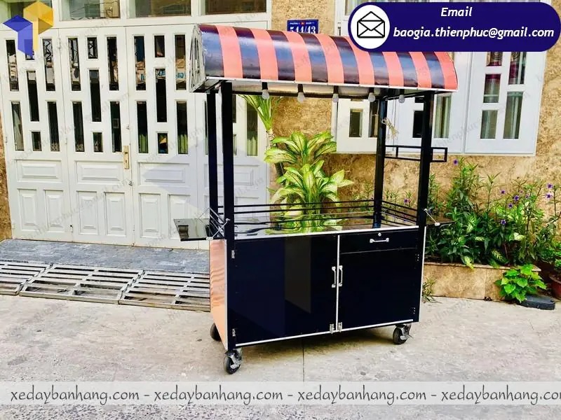 đặt làm tủ cà phê bằng inox