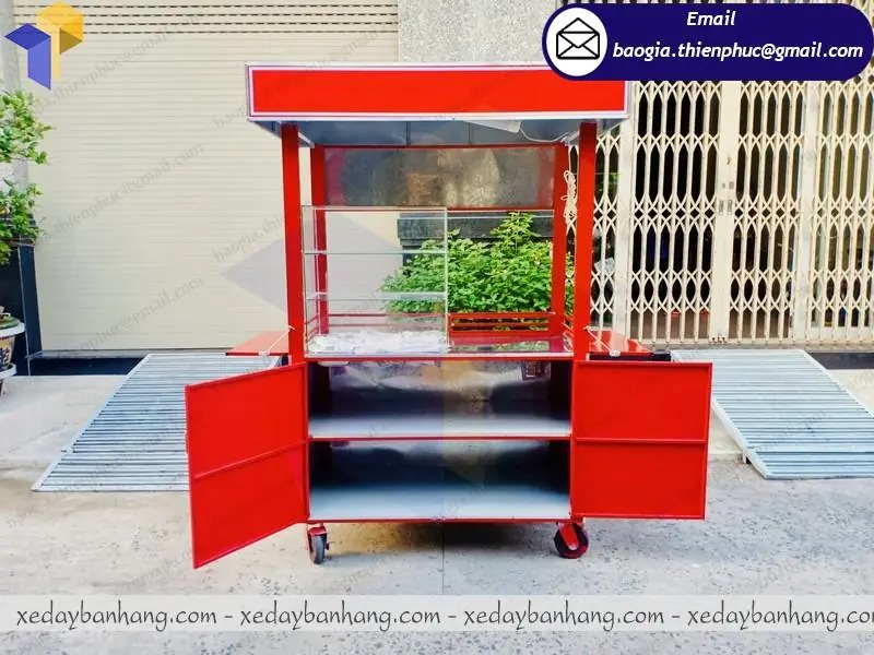 đặt làm tủ inox bán cafe