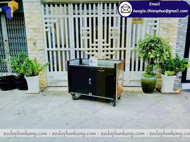 đặt làm tủ sắt bán cà phê