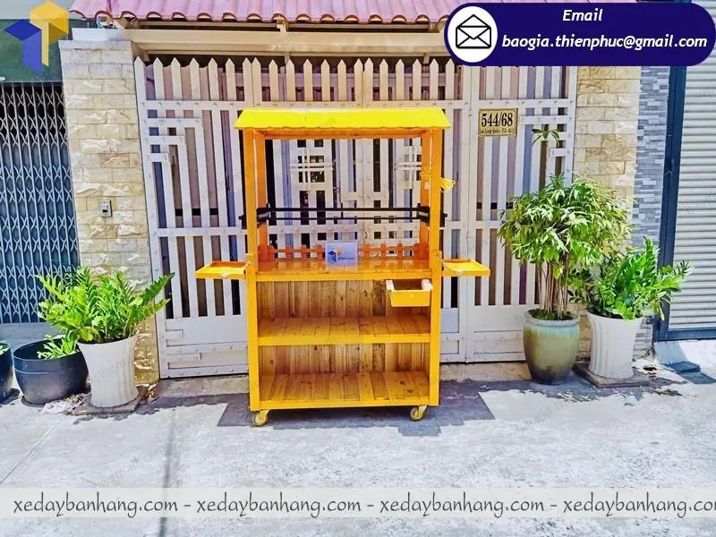 đặt làm tủ trà sữa đẹp