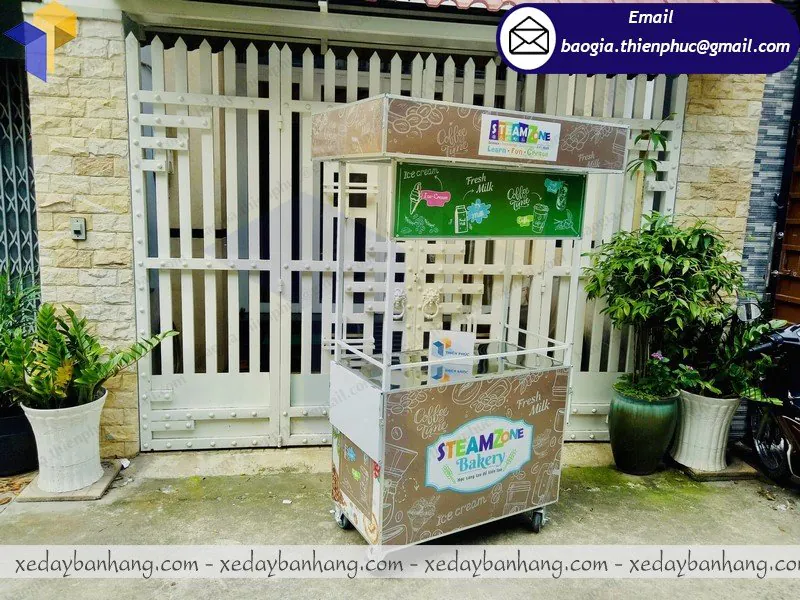 đặt làm xe bán bánh ngọt giá rẻ ở đâu