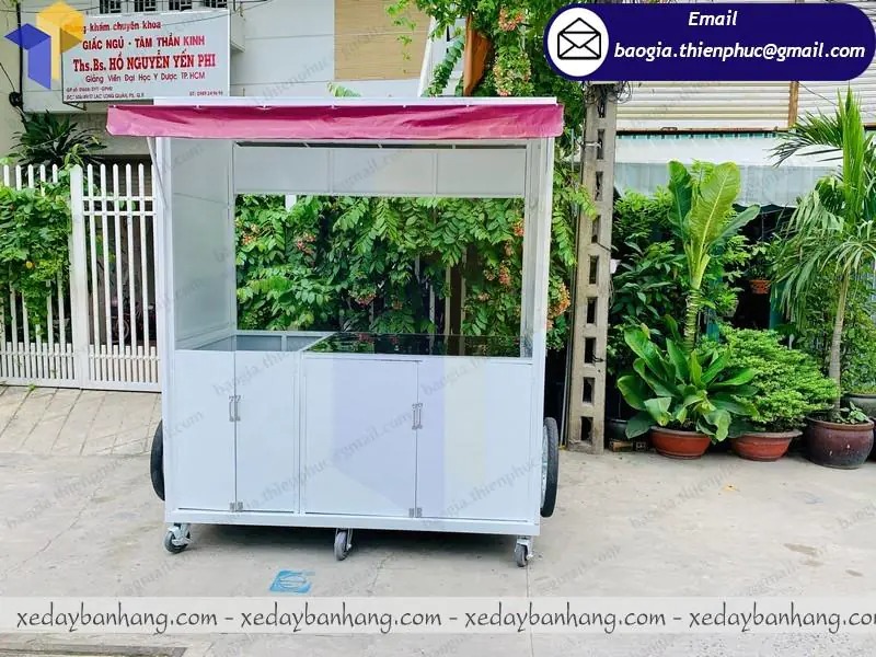 đặt làm xe bán kem di động giá rẻ