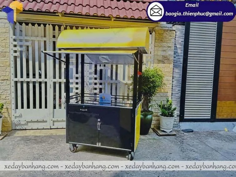 đặt làm xe bán xiên que nướng