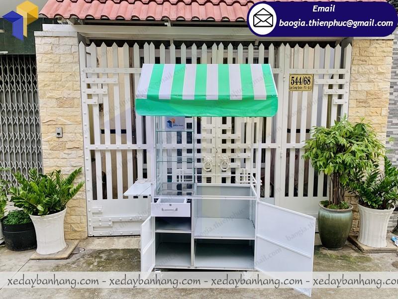 đặt làm xe đẩy bán sữa đậu nành