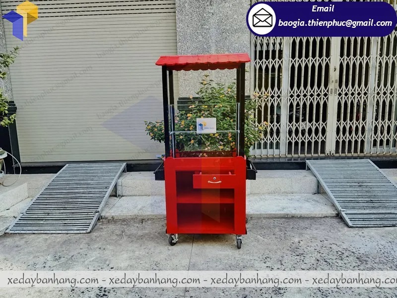 đặt làm xe gỗ bán cà phê vỉa hè