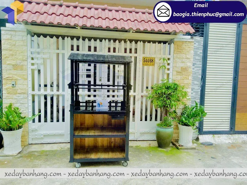 đặt làm xe gỗ bán coffee vỉa hè
