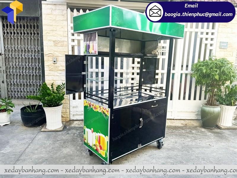 đặt làm xe inox bán sinh tố