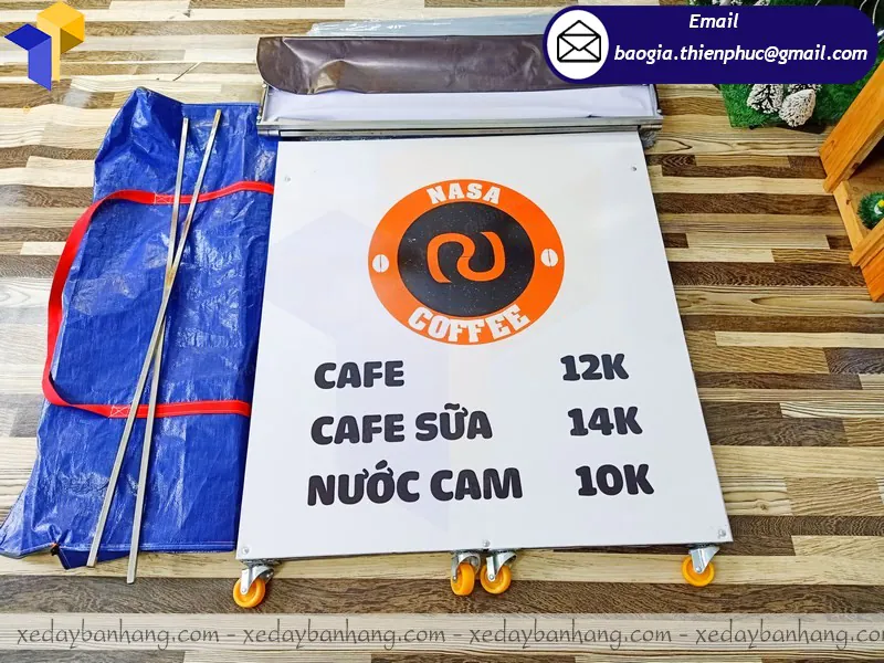 xe lắp ráp bán cà phê di động