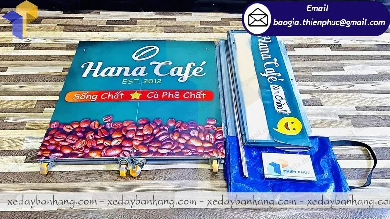 đặt làm xe lắp ráp bán cafe hạt rang xay