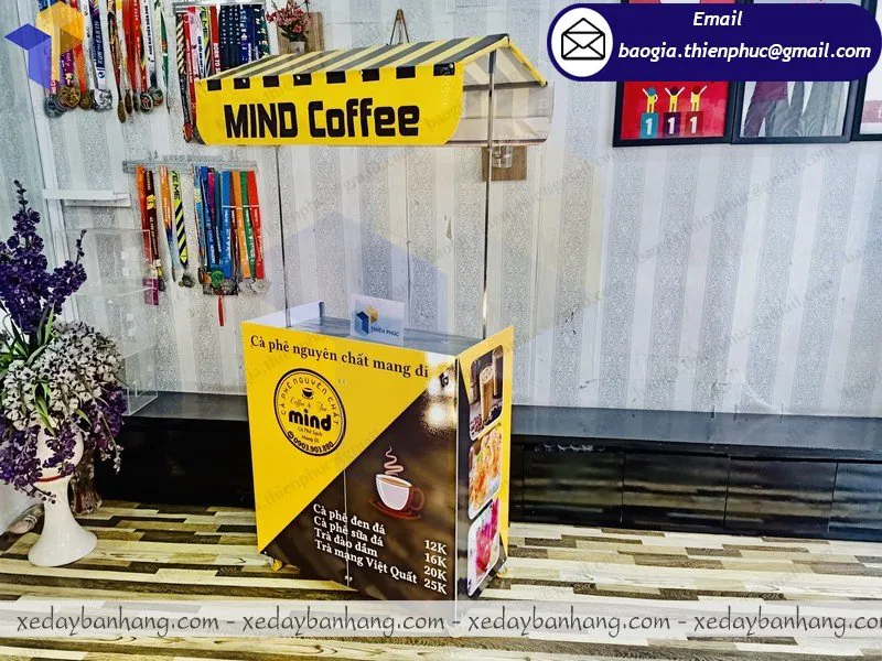 đặt làm xe lắp ráp bán cafe nguyên chất