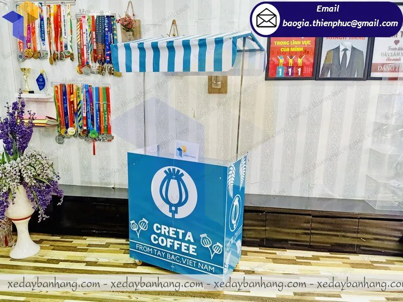 đặt làm xe lắp ráp bán cafe