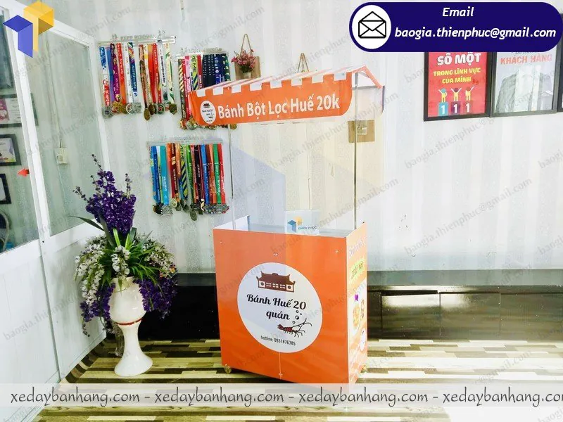 đặt làm xe lắp ráp bán món huế giá rẻ