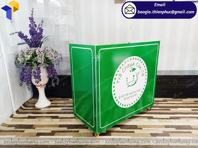 đóng xe lắp bán trà chanh