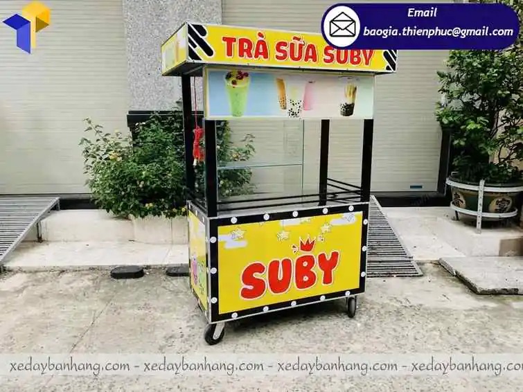 đặt làm xe trà sữa inox giá rẻ