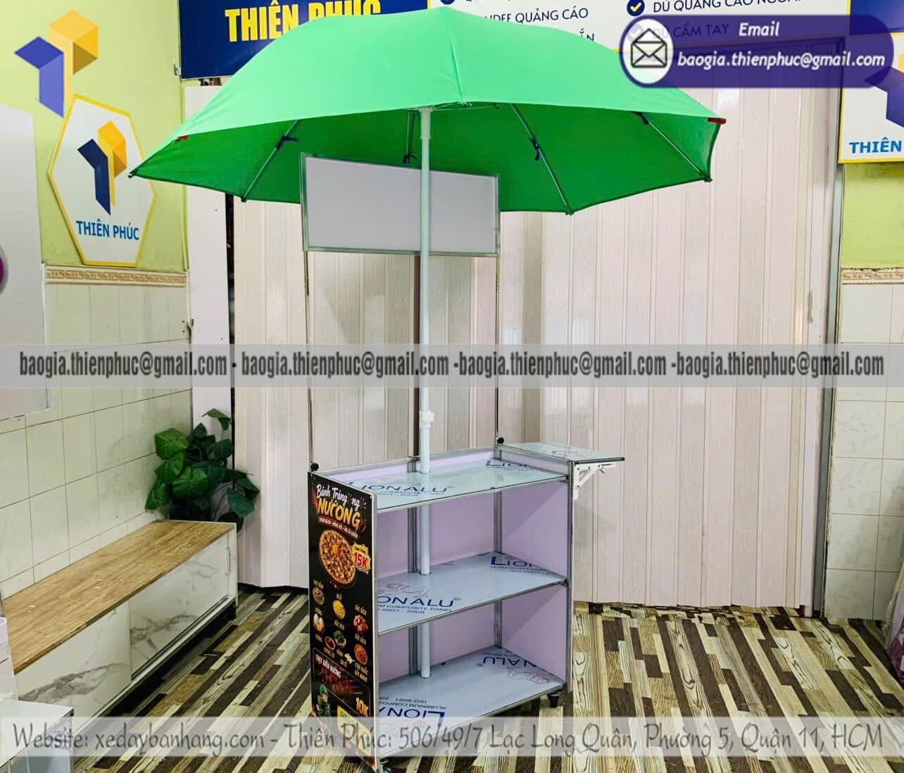 Đặt mua xe xếp bán đồ ăn vặt hàng rong lắp ráp truyền thống cho khu dân cư bán chạy