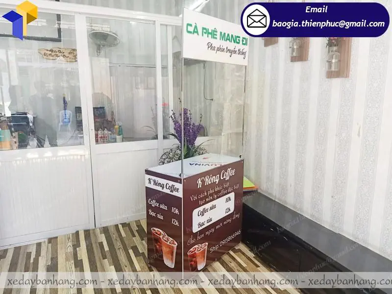 đặt quầy sắt sampling mini ở đâu