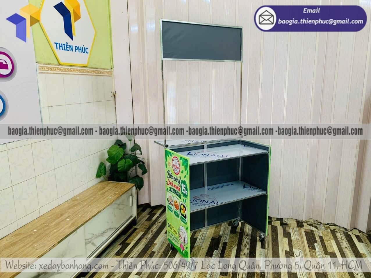 Đặt xe lắp ráp bán đồ ăn sáng lề đường lắp ráp từ 700K đến 3 triệu xe