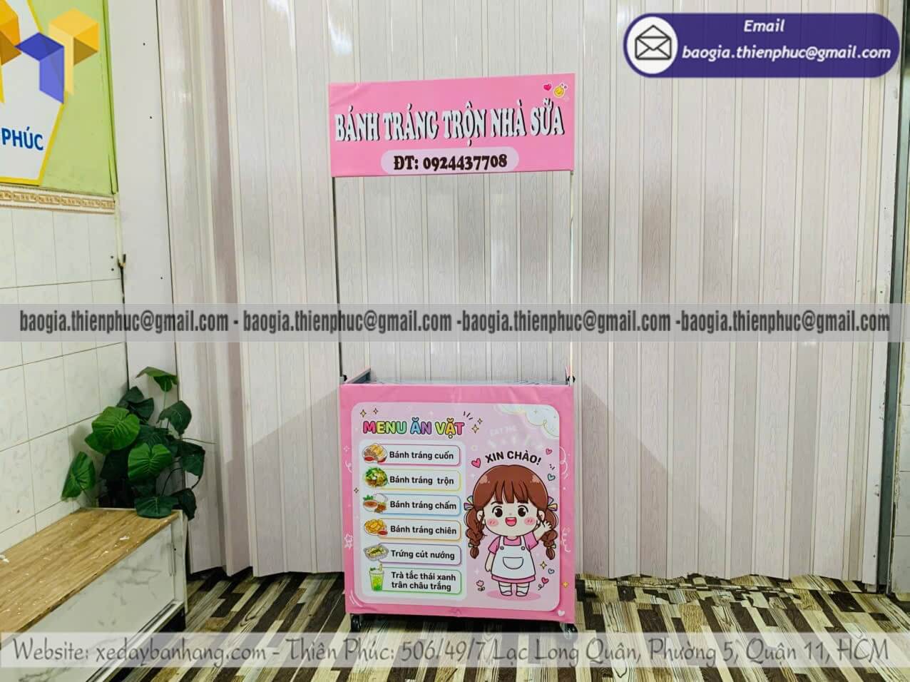 Đặt xe lắp ráp bán món ăn vặt xếp gọn vỉa hè Đặt xe lắp ráp bán món ăn vặt xếp gọn vỉa hè