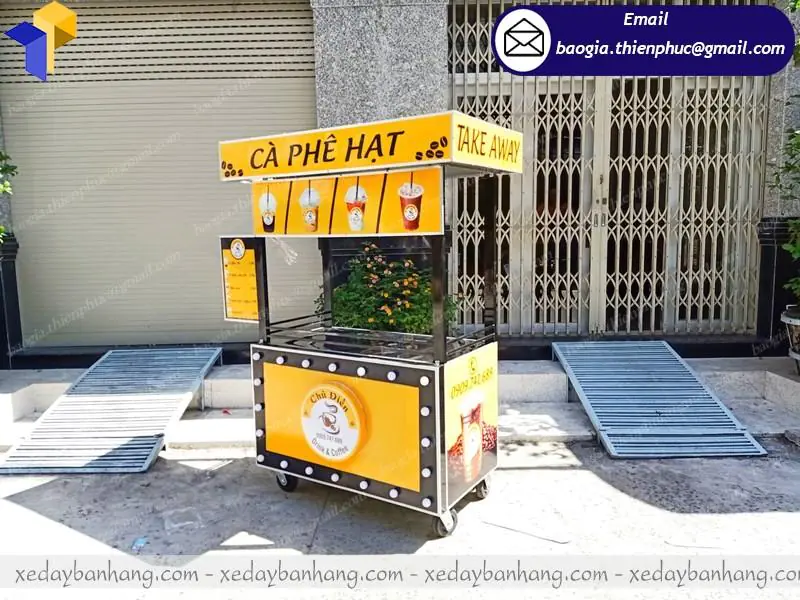 tủ bán cafe nguyên chất