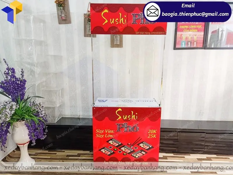 xe lắp ráp bán thức ăn nhanh
