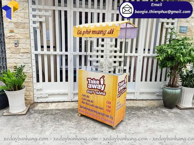 quầy lắp ráp café take away mang đi