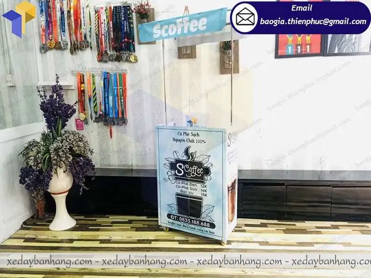 địa chỉ đóng xe bán cafe mini