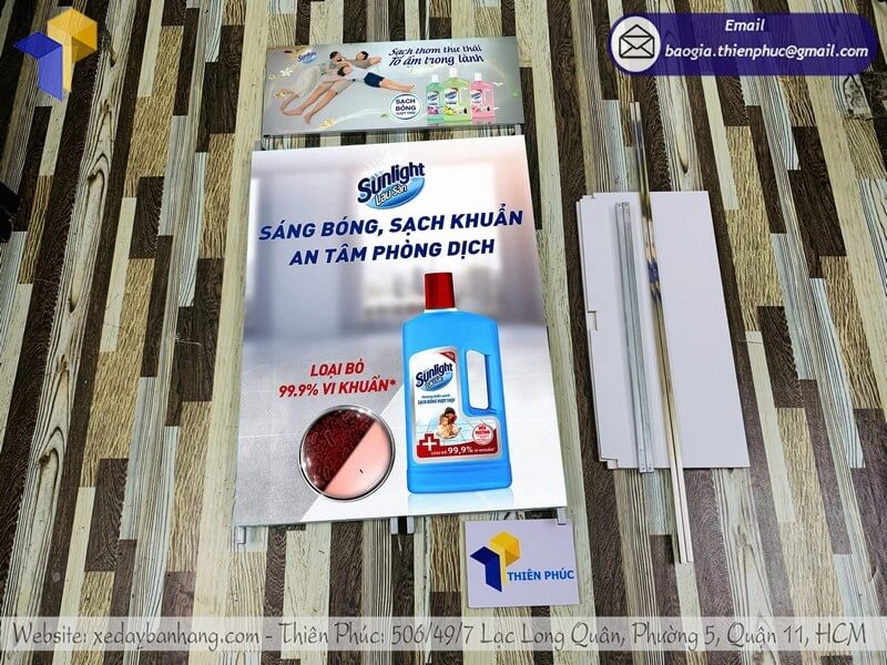 Dịch vụ in booth sắt tiếp thị trưng bày sự kiện doanh nghiệp tại hội chợ event