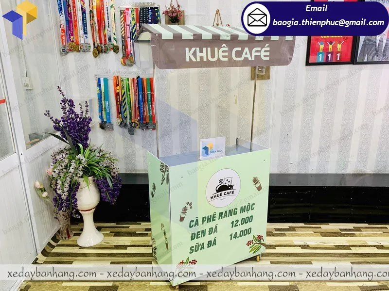 đóng booth lắp ráp bán cà phê rang mộc giá sỉ