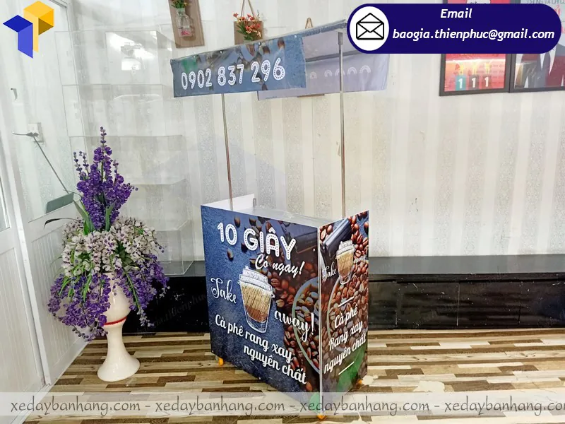 xe lắp ráp cà phê mang đi giá rẻ