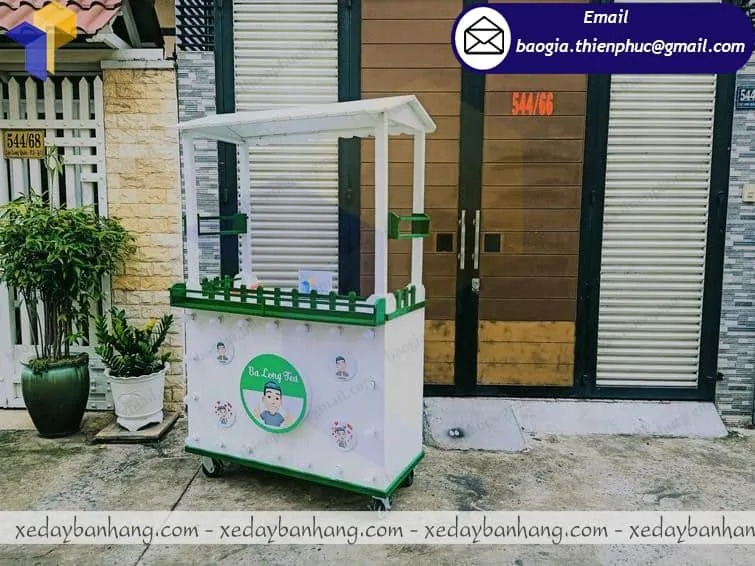 đóng quầy xe bán trà sữa mang đi