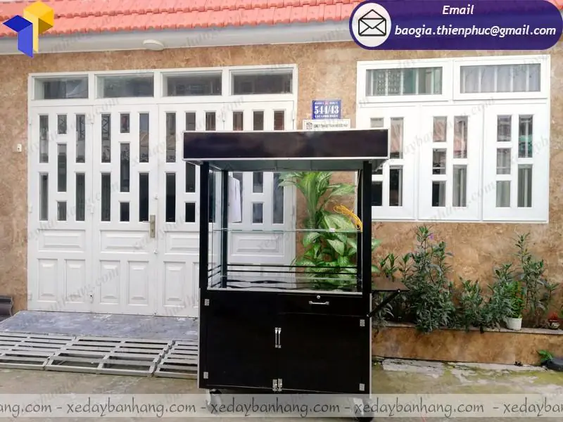 đóng tủ bán trà sữa giá rẻ