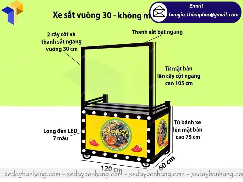 mẫu xe bán thức ăn nhanh rẻ