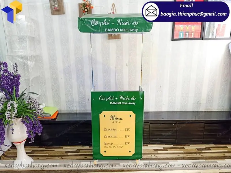 xe bán hàng lắp ráp bán café