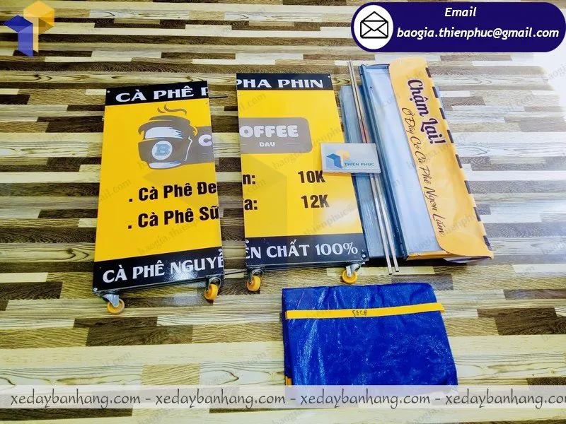 đóng xe lắp ráp bán cafe di động ở đâu
