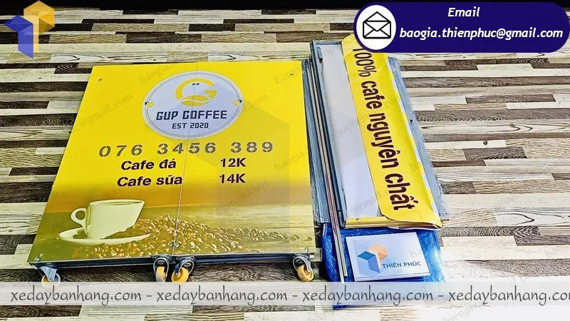 đóng xe lắp ráp bán coffee giá rẻ