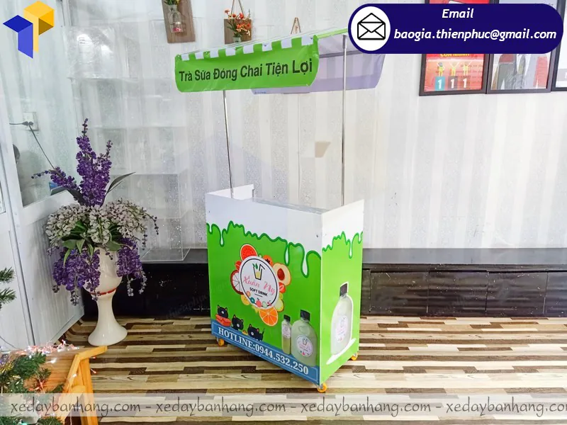 xe lắp ráp bán trà sữa đóng chai giá rẻ