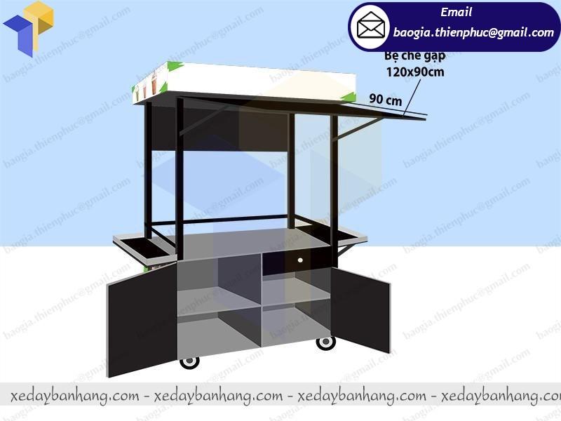 đóng xe sắt bán sinh tố giá rẻ