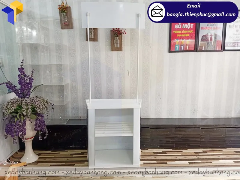 giá booth nhựa mini bán cà phê