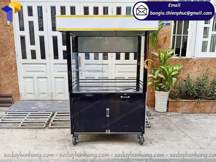 gia công quầy cafe mang đi inox