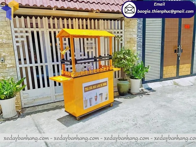 gia công tủ trà sữa đẹp