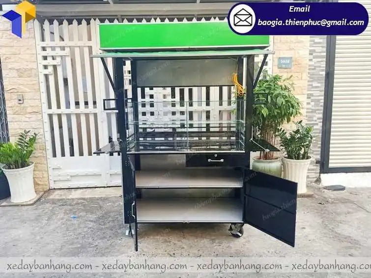 gia công xe bán nước ép trái cây