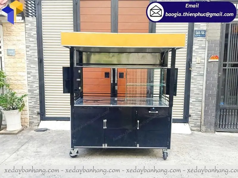 gia công xe bán nước ép trái cây