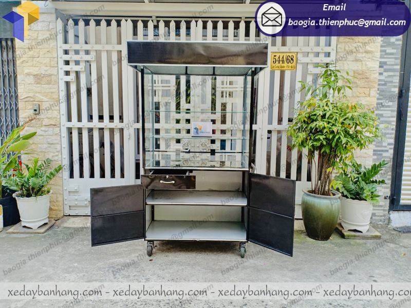 gia công xe bán xiên que tự chọn