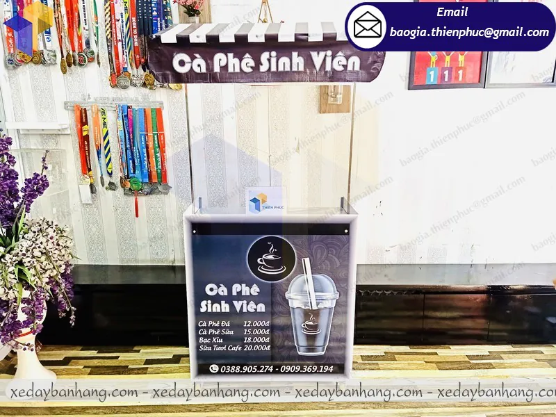 gia công xe tháo lắp bán cafe