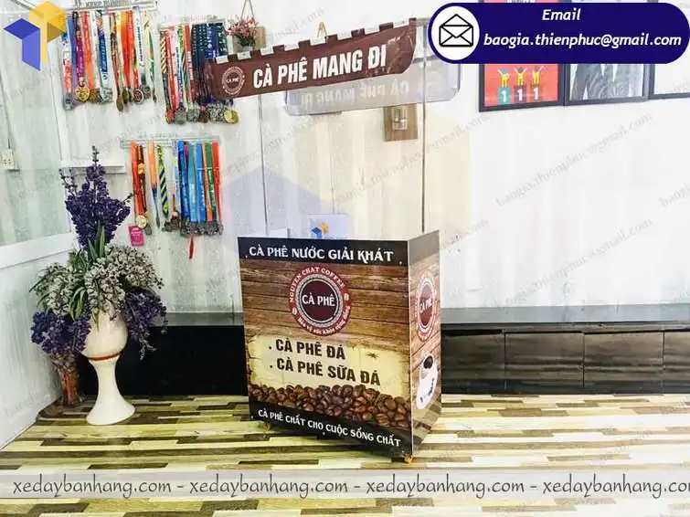 giá quầy lắp ráp bán cafe